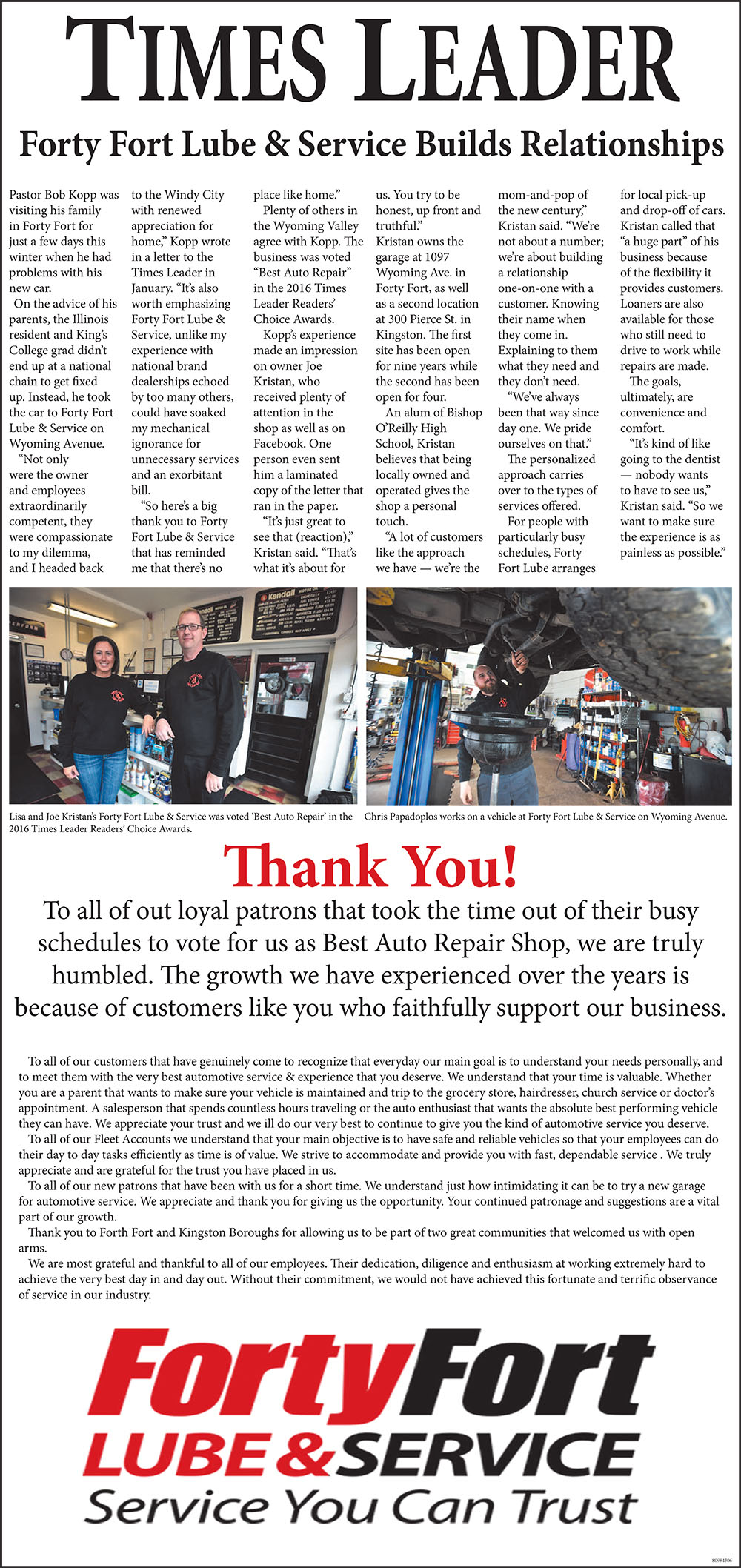 fort times leader article